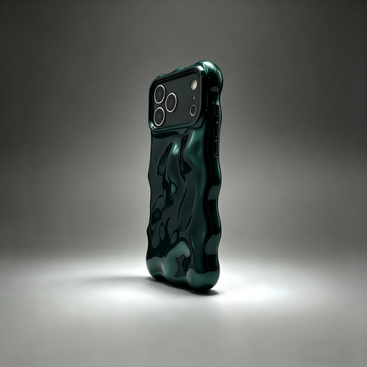 Irregular Ripple Chrome Phone Case
