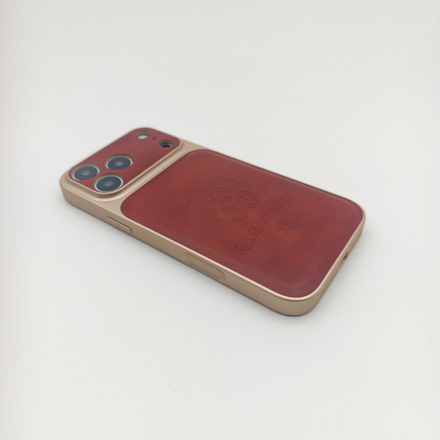 Royal Leather Crest Phone Case