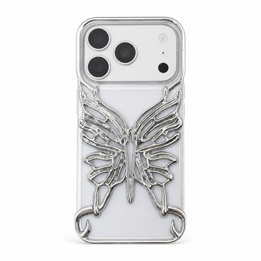Chrome Butterfly Cooling Phone Case