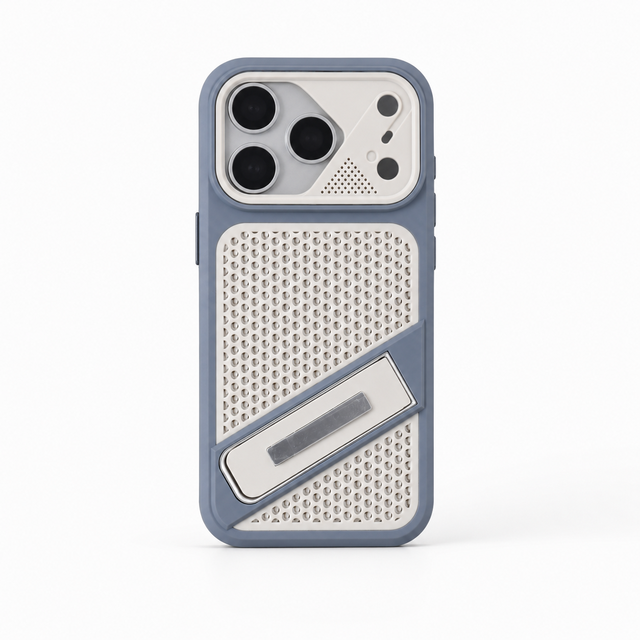 Rhombus Hollow Cool Armor Phone Case