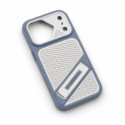 Rhombus Hollow Cool Armor Phone Case