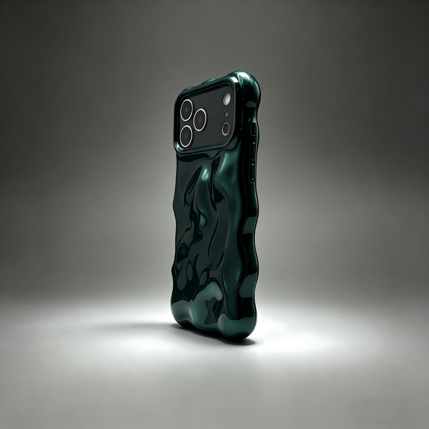 Irregular Ripple Chrome Phone Case