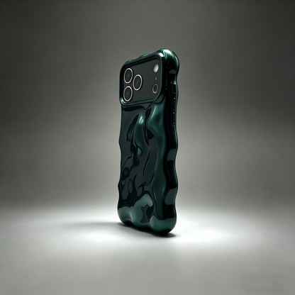 Irregular Ripple Chrome Phone Case