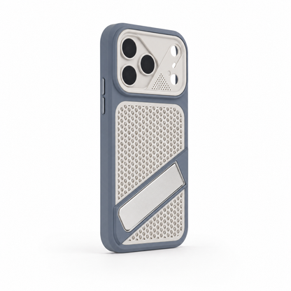 Rhombus Hollow Cool Armor Phone Case
