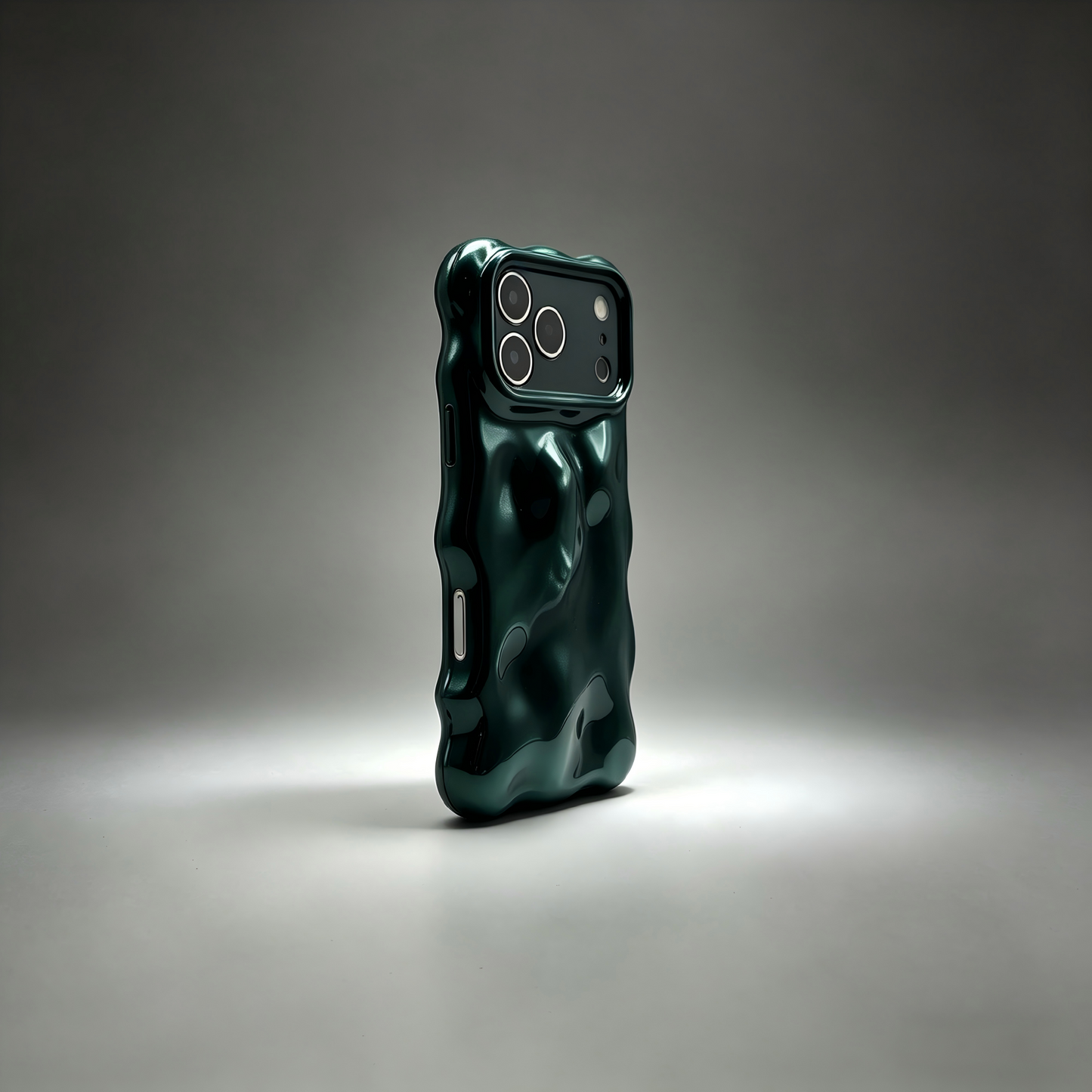 Irregular Ripple Chrome Phone Case