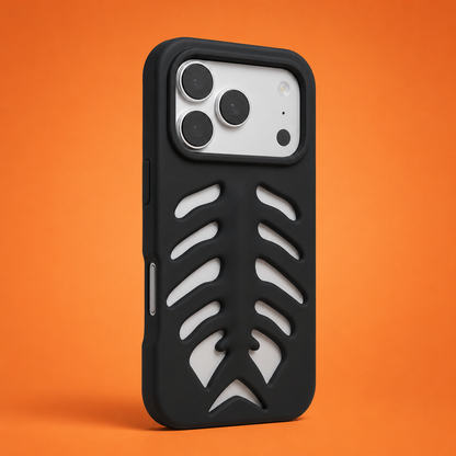 Fish Bone Hollow Phone Case