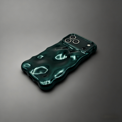 Irregular Ripple Chrome Phone Case