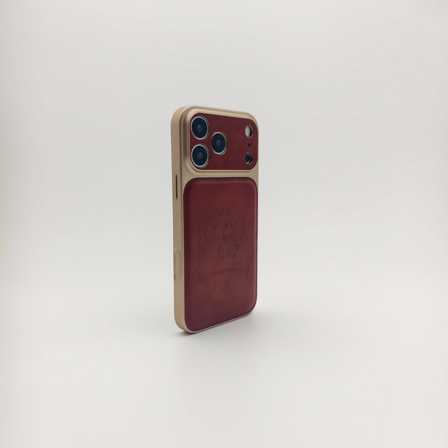 Royal Leather Crest Phone Case