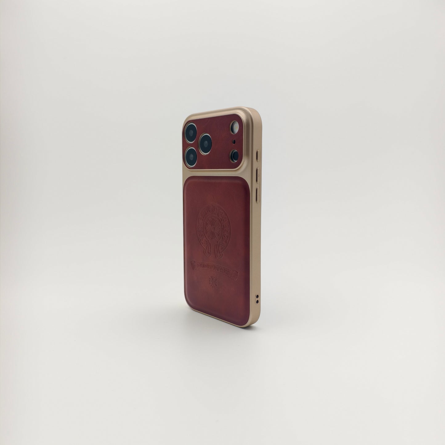 Royal Leather Crest Phone Case
