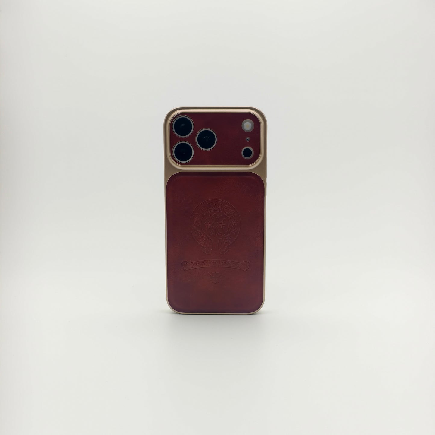 Royal Leather Crest Phone Case