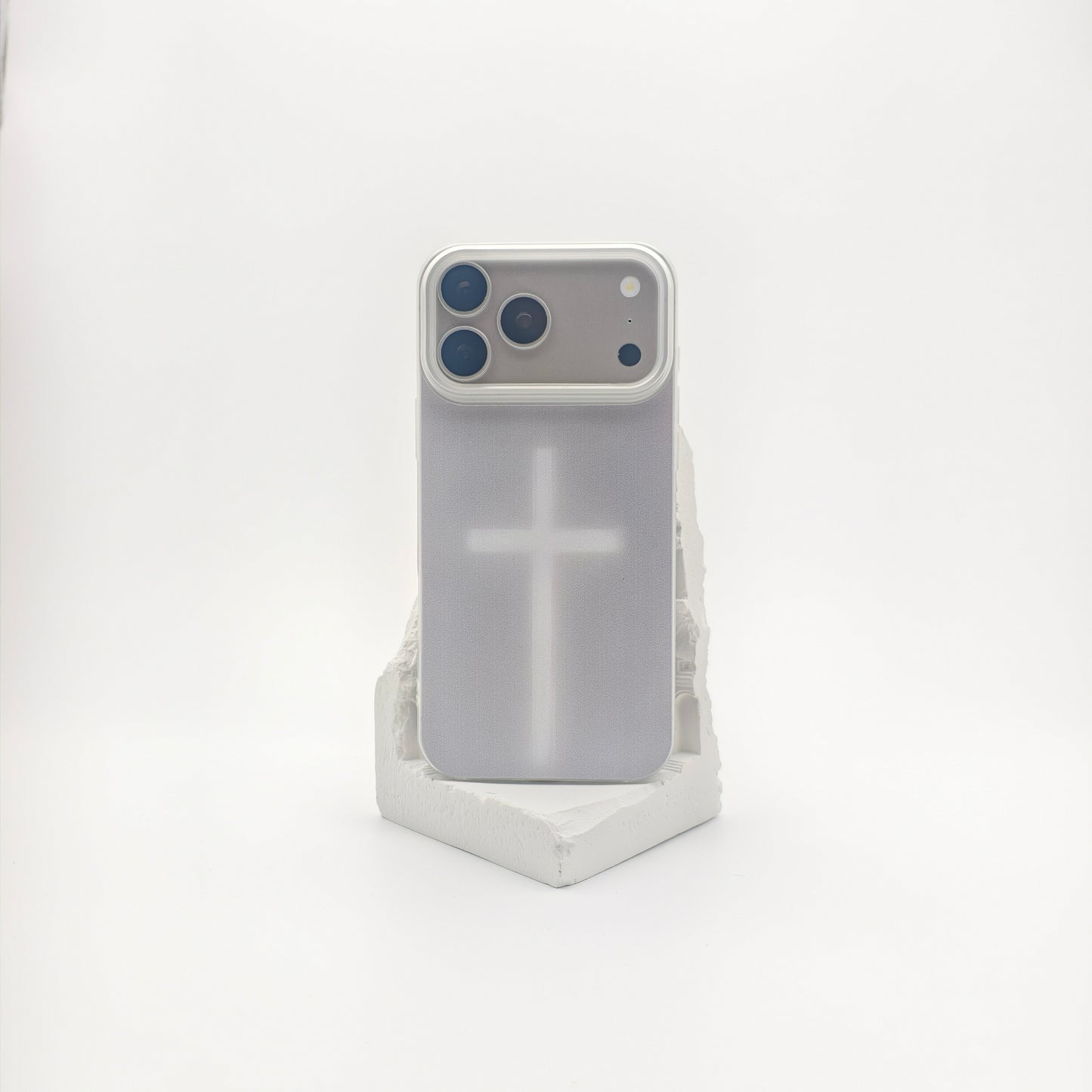 Frost Veil Cross Phone Case