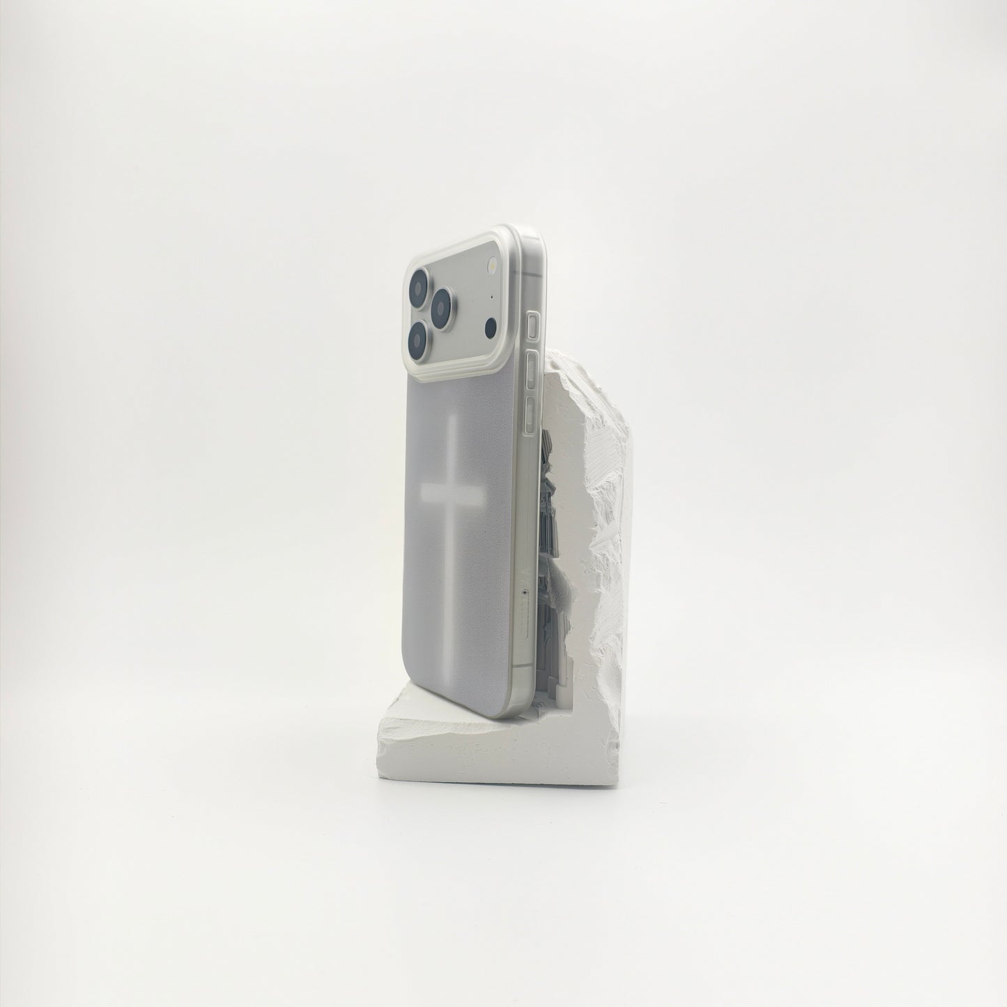 Frost Veil Cross Phone Case