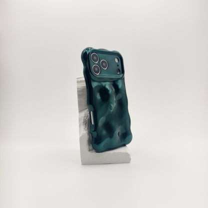 Irregular Ripple Chrome Phone Case