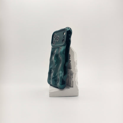 Irregular Ripple Chrome Phone Case