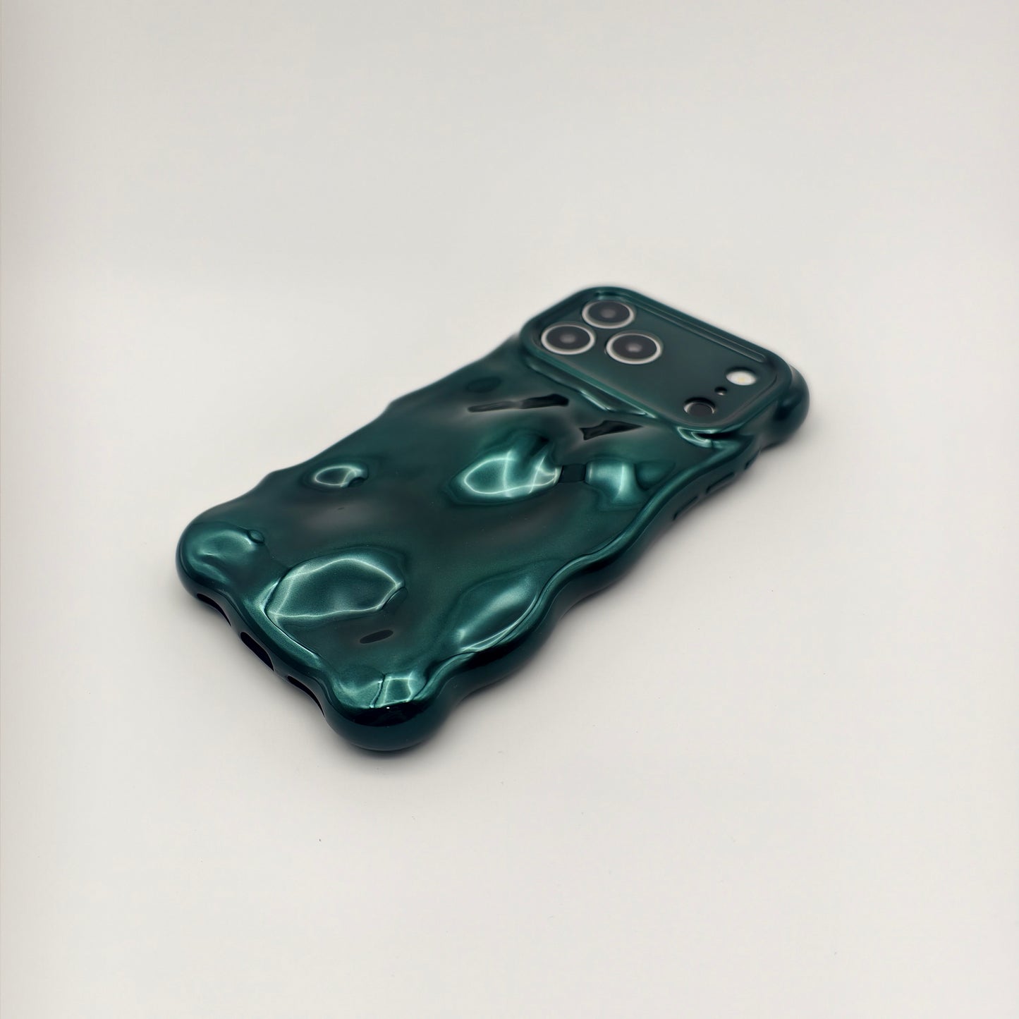 Irregular Ripple Chrome Phone Case