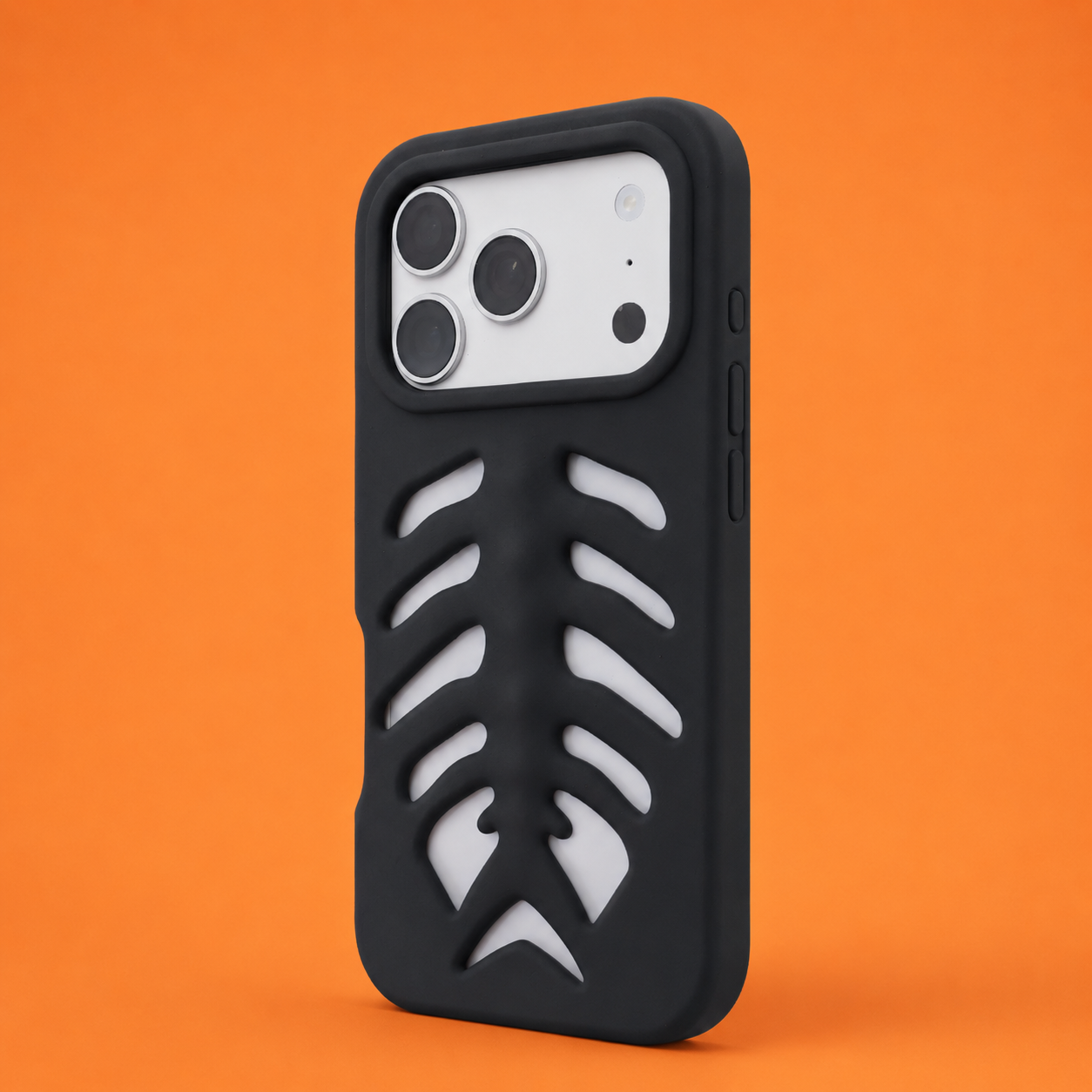 Fish Bone Hollow Phone Case