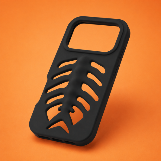 Fish Bone Hollow Phone Case