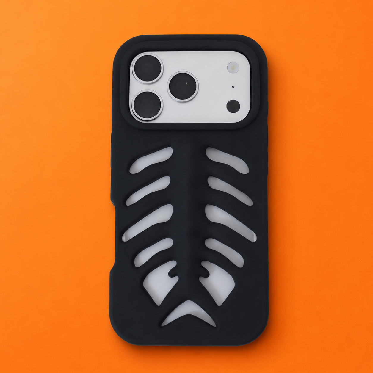 Fish Bone Hollow Phone Case