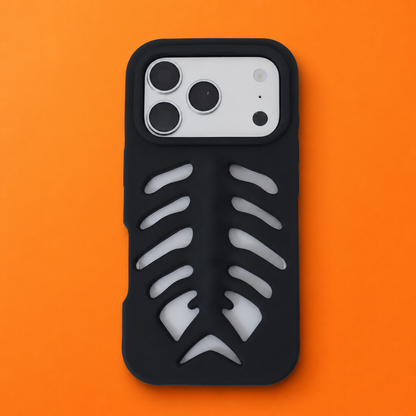 Fish Bone Hollow Phone Case